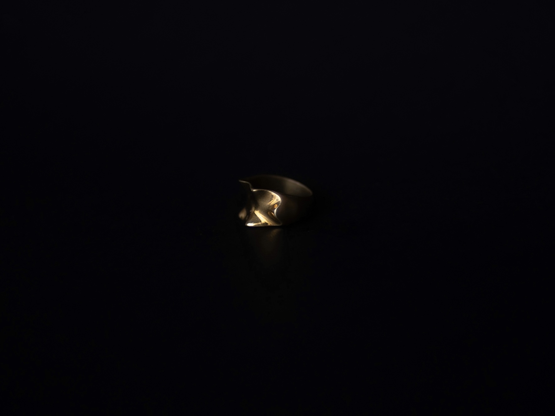 Anel Ondas (Dourado) - Imagem 3