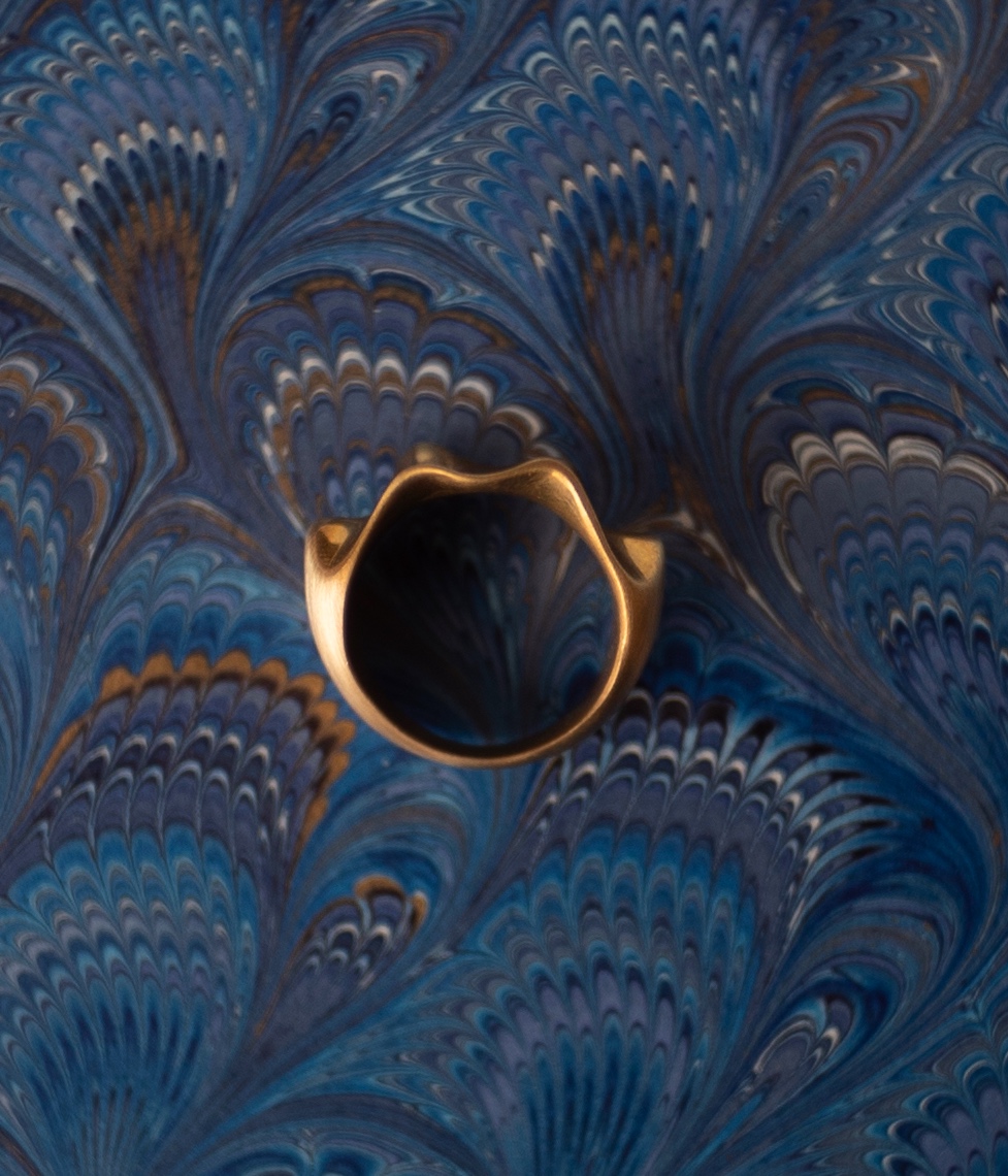Anel Ondas (Dourado) - Imagem 5